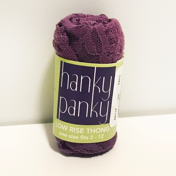 Hanky Panky Other - Hanky Panky Low Rise Thong (Purple) Hanky Panky Other - Hanky Panky Low Rise Thong (Purple)